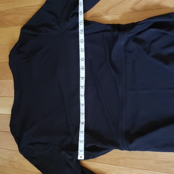 BCBG MaxAzria Black Wrap Midi Dress - Picture 7 of 7